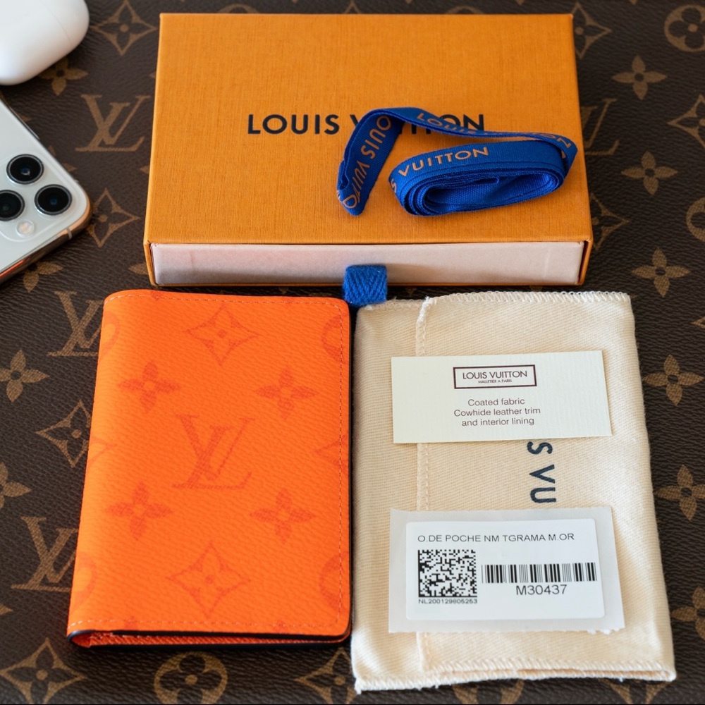 (Sold) Louis Vuitton Pocket Organizer Taigarama
